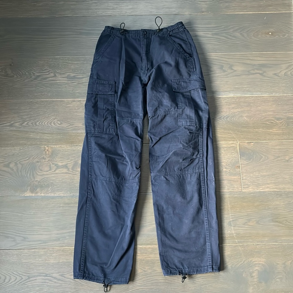 Brandy Melville Blue Cargo Pants